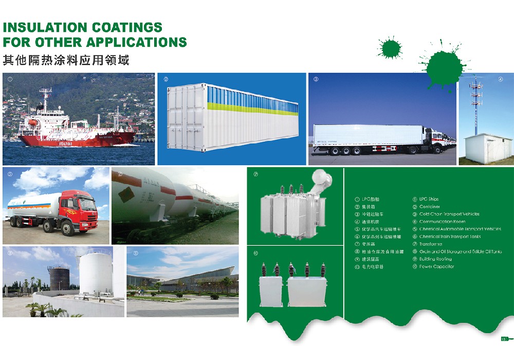 INSULATION COATINGS FOR OTHER APPLICATIONS